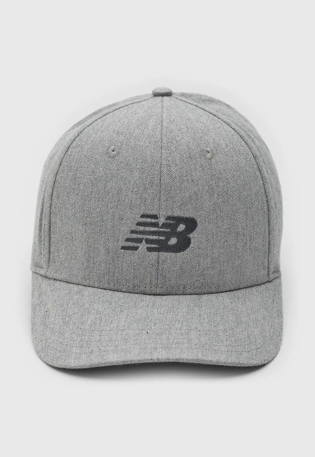 Boné New Balance Aba Curva Logo Cinza | Dafiti (BR)