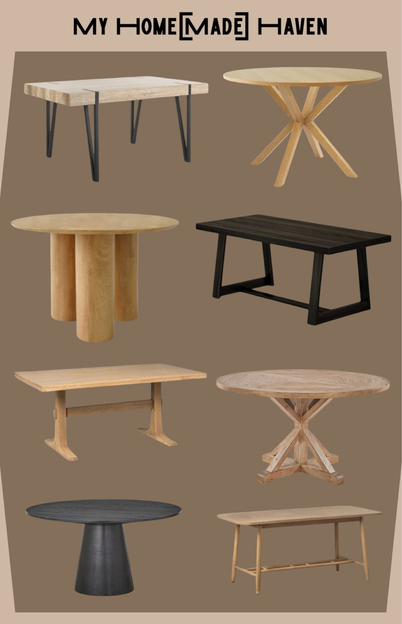 🎯Target ⭕️Circle Week⭕️ continues with some SUUUUUUPER chic dining tables! I love the round natural one with the triple column base 😻 

Mix and match with my curated chair selections for a designer-style dining space at an affordable price! 

#LTKHome #LTKSummerSales