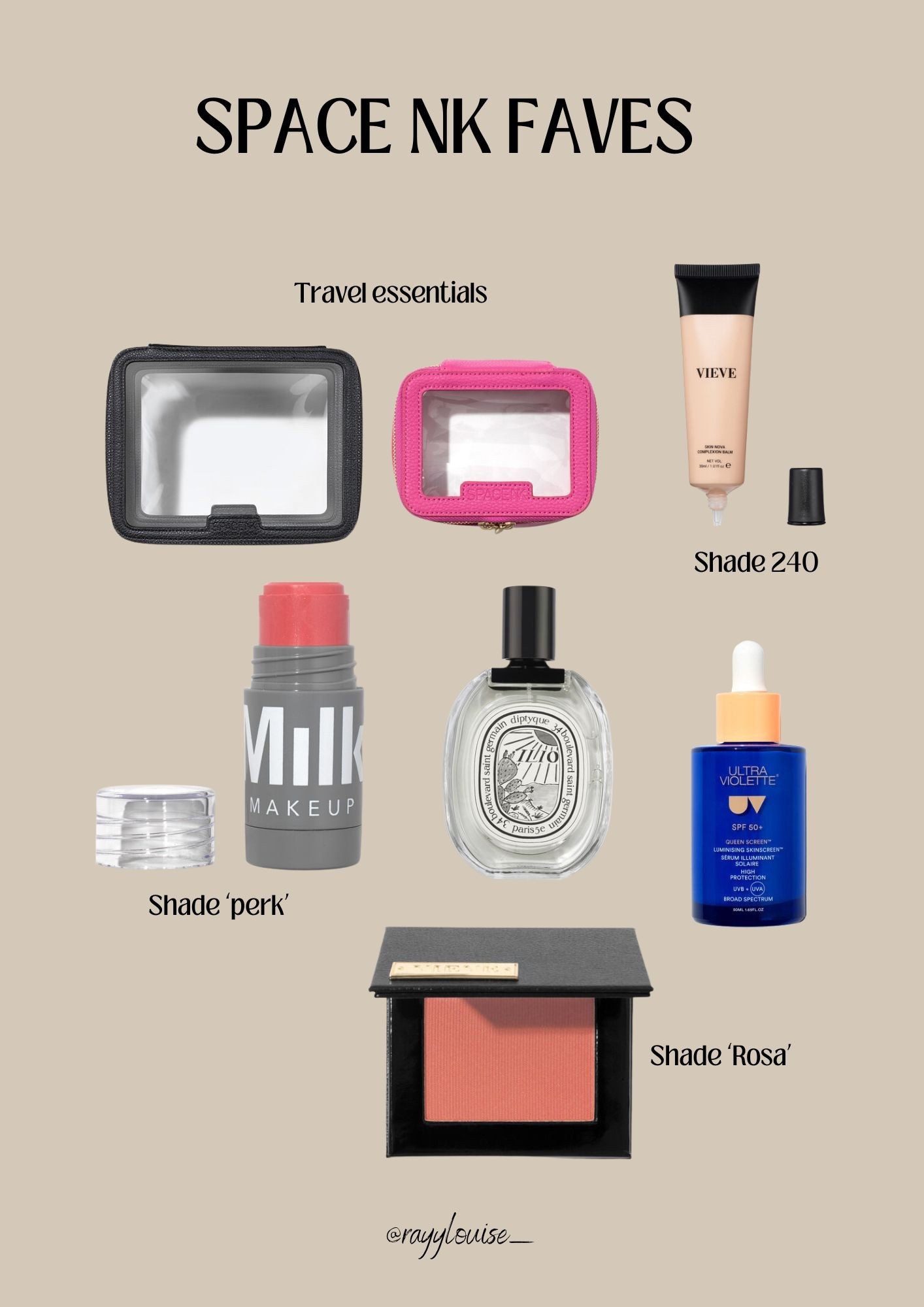 Space NK Beauty Faves 

#LTKbeauty #LTKeurope #LTKuk