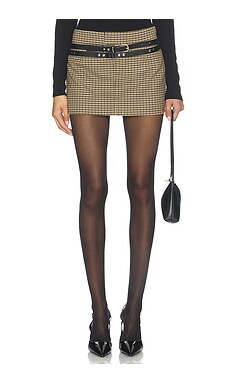 Aniye By Lexa Belt Skirt in Black Coffee from Revolve.com | Revolve Clothing (Global)