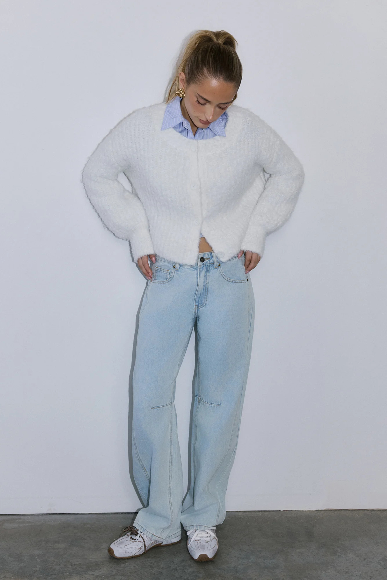 Ice Queen Knit Cardigan White | Hello Molly (US)