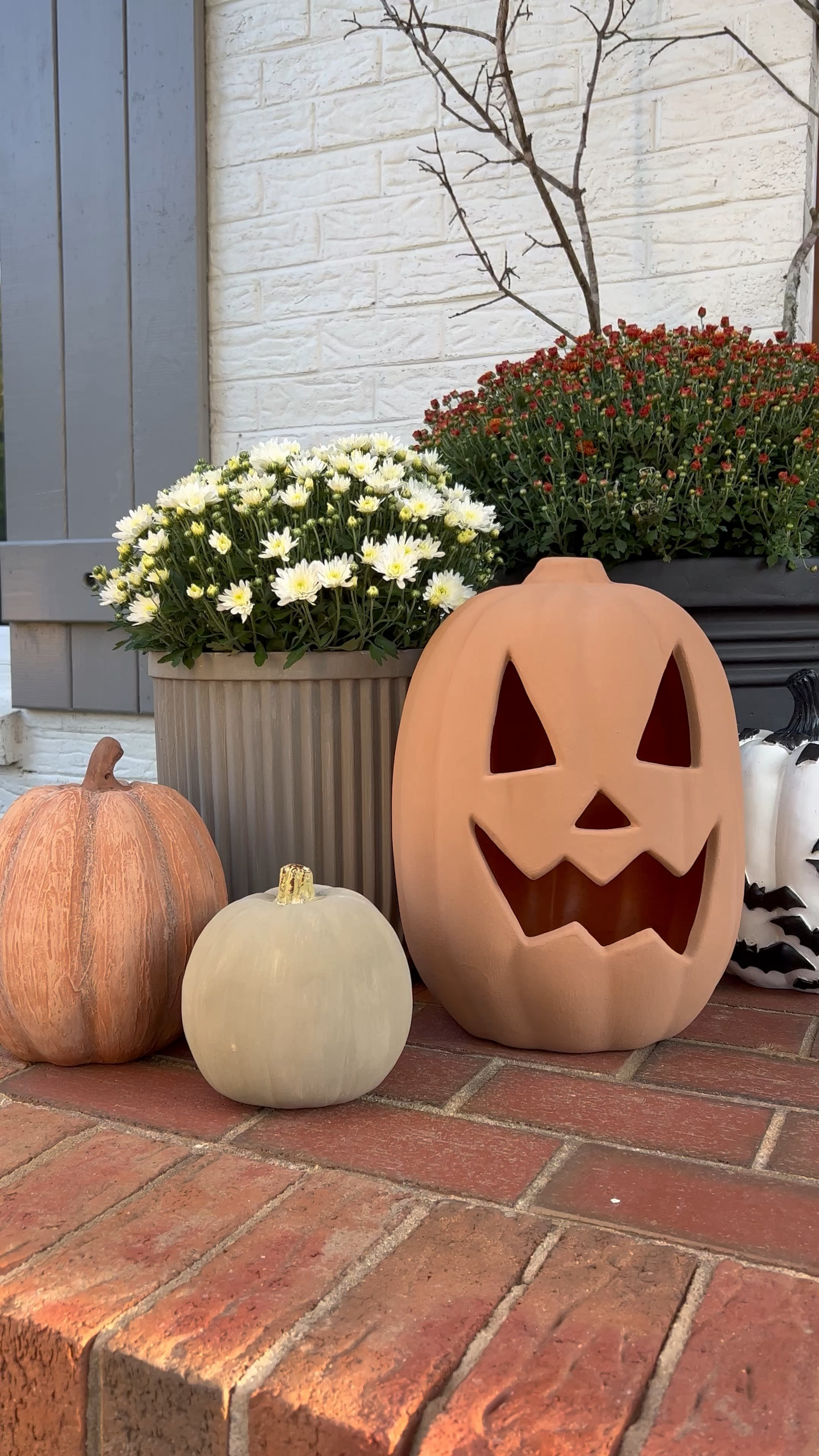 I painted this plastic pumpkin to look like the expensive and sold out terracotta pumpkins from Pottery Barn. It even comes with a bulb so you can light it up at night!  Faux Terracotta Pumpkin | ceramic pumpkin | faux pumpkin | pumpkin decor | acrylic paint | light up pumpkin | craft supplies | walmart | Michael’s 

#LTKSeasonal #LTKHalloween #LTKunder50