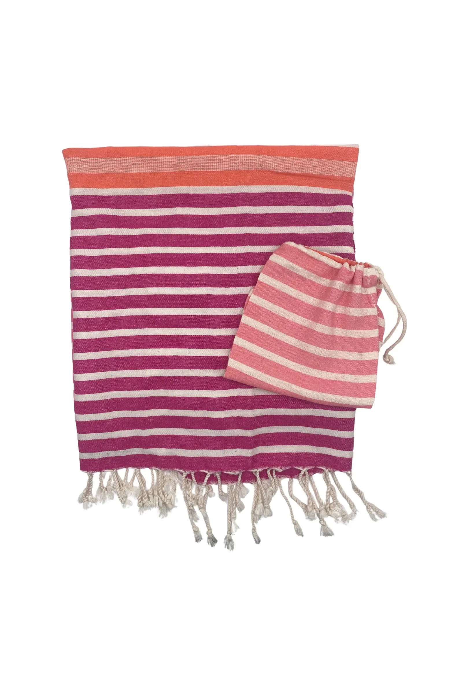 Shoreline XL Turkish Cotton Towel with Matching Pouch | Nordstrom