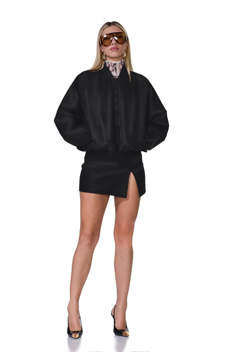 Billie Bomber Jacket - Noir | ShopAFRM
