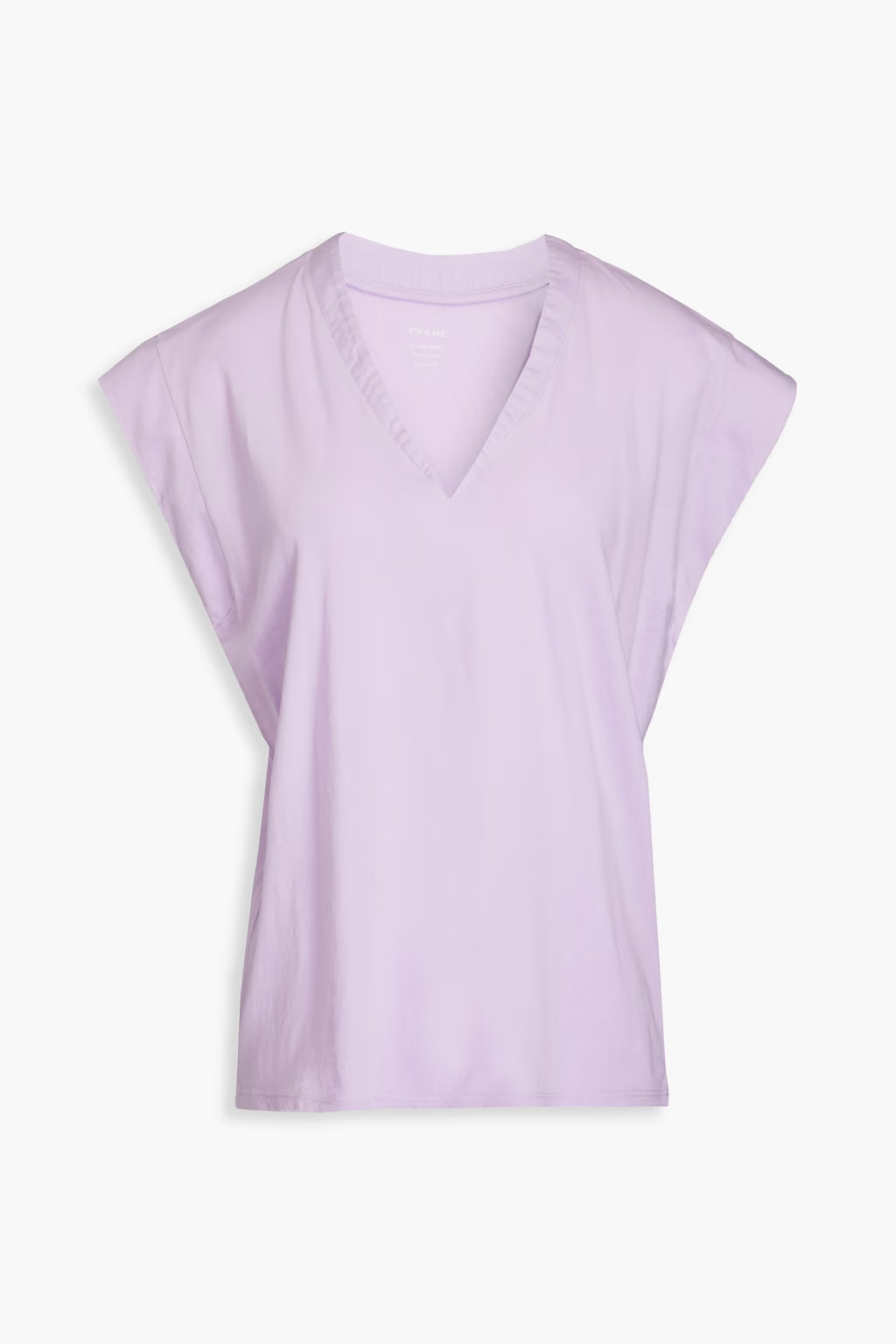 Le Mid Rise V Pima cotton-jersey T-shirt | The Outnet (US and CA)