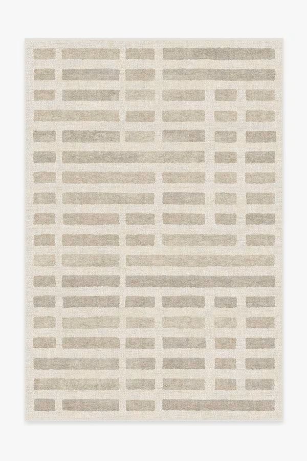 Laine Ivory & Natural Rug | Ruggable