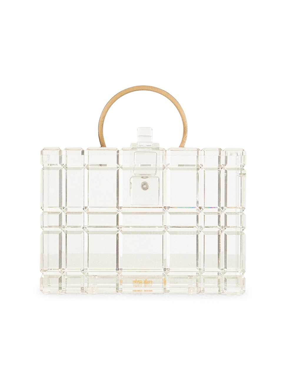 Cult Gaia Women's Fai Acrylic Top Handle Bag - Clear | Saks Fifth Avenue