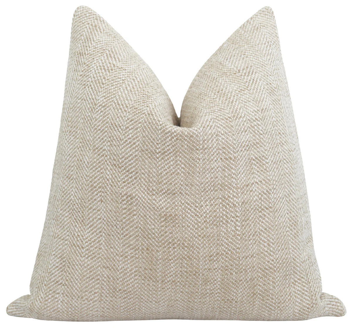 Bossett Woven Pillow in Linen | Land of Pillows