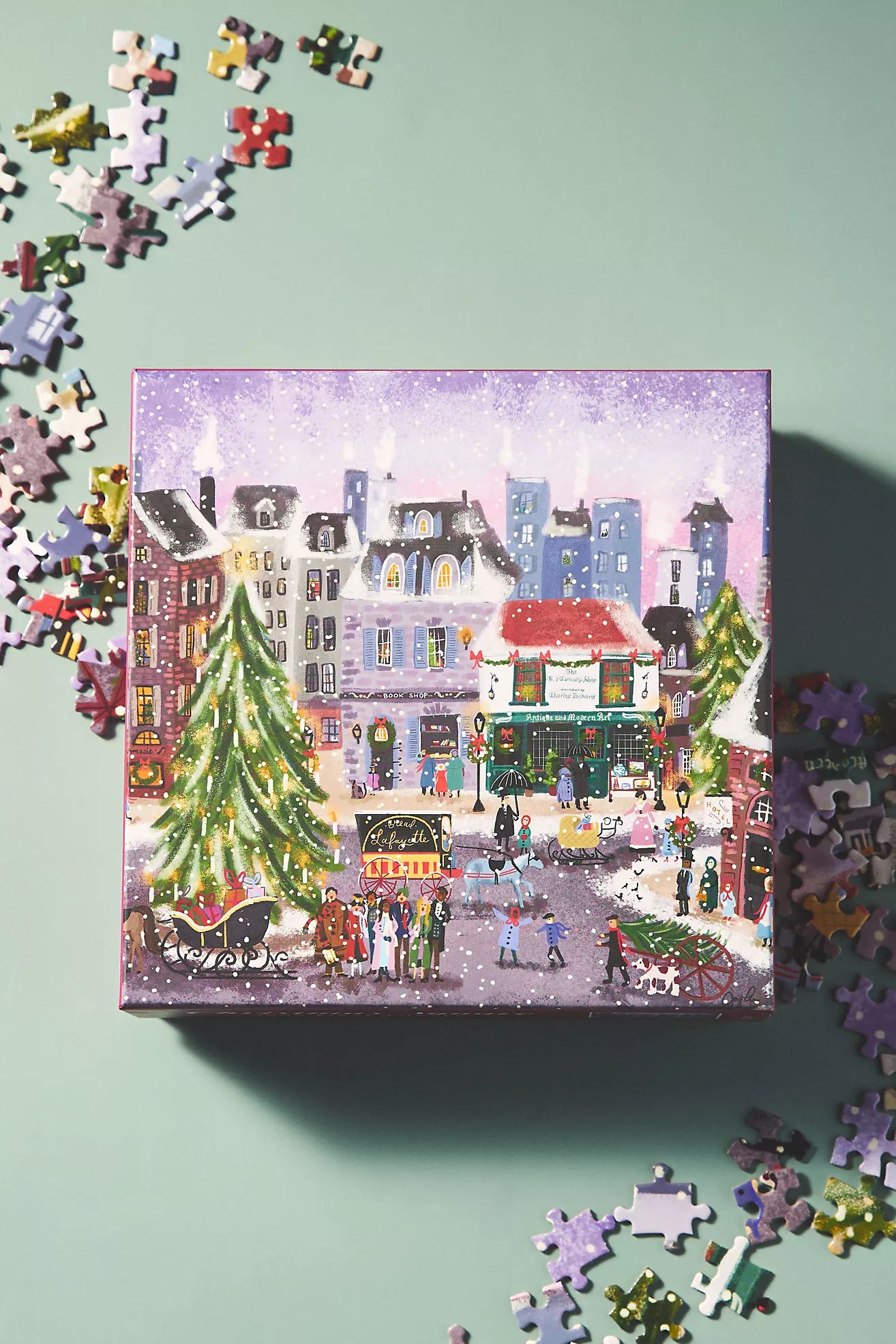 Christmas Square Puzzle | Anthropologie (US)