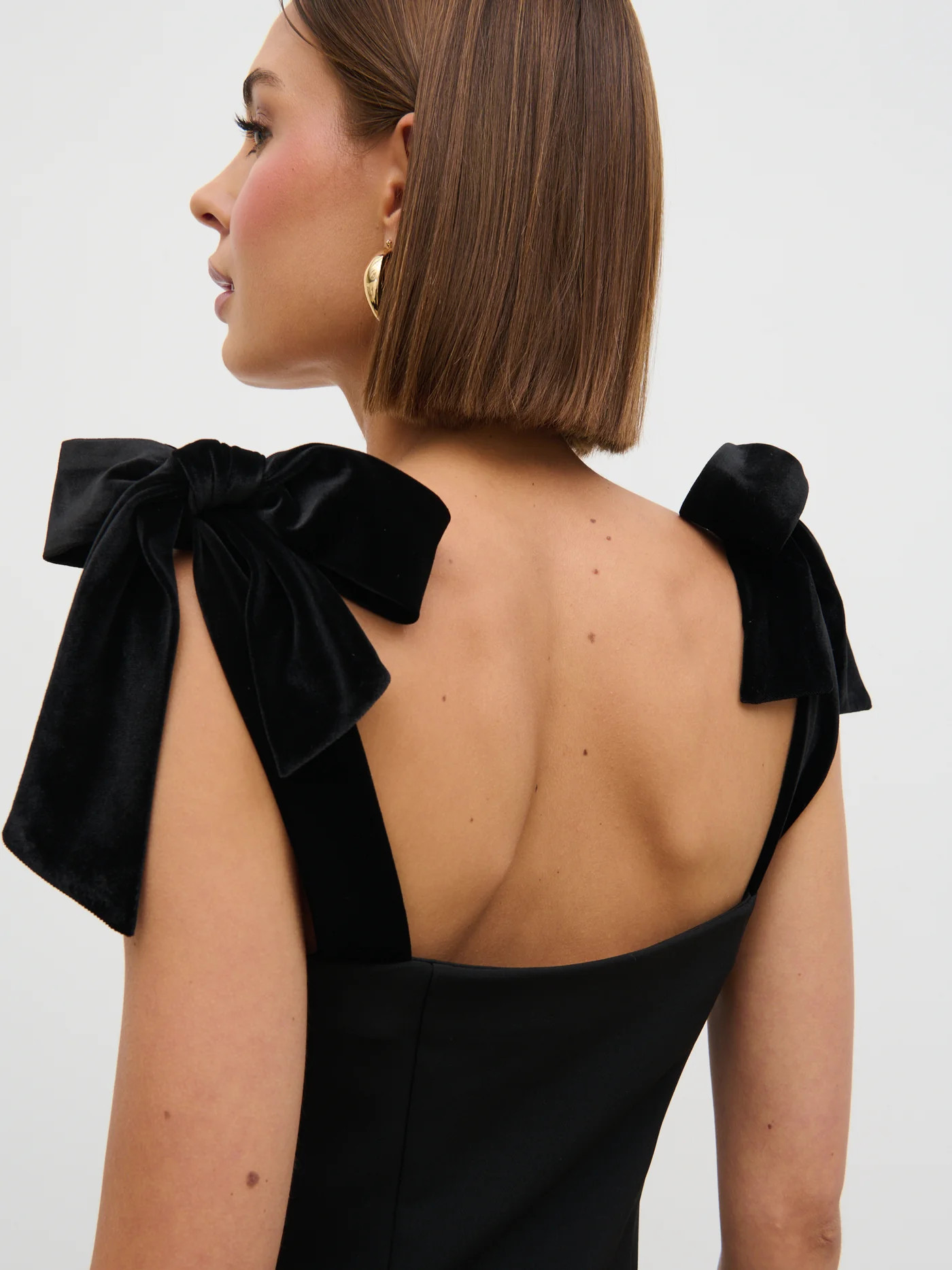 Zienna Velvet Bow Corset Top | Pretty Lavish (UK)