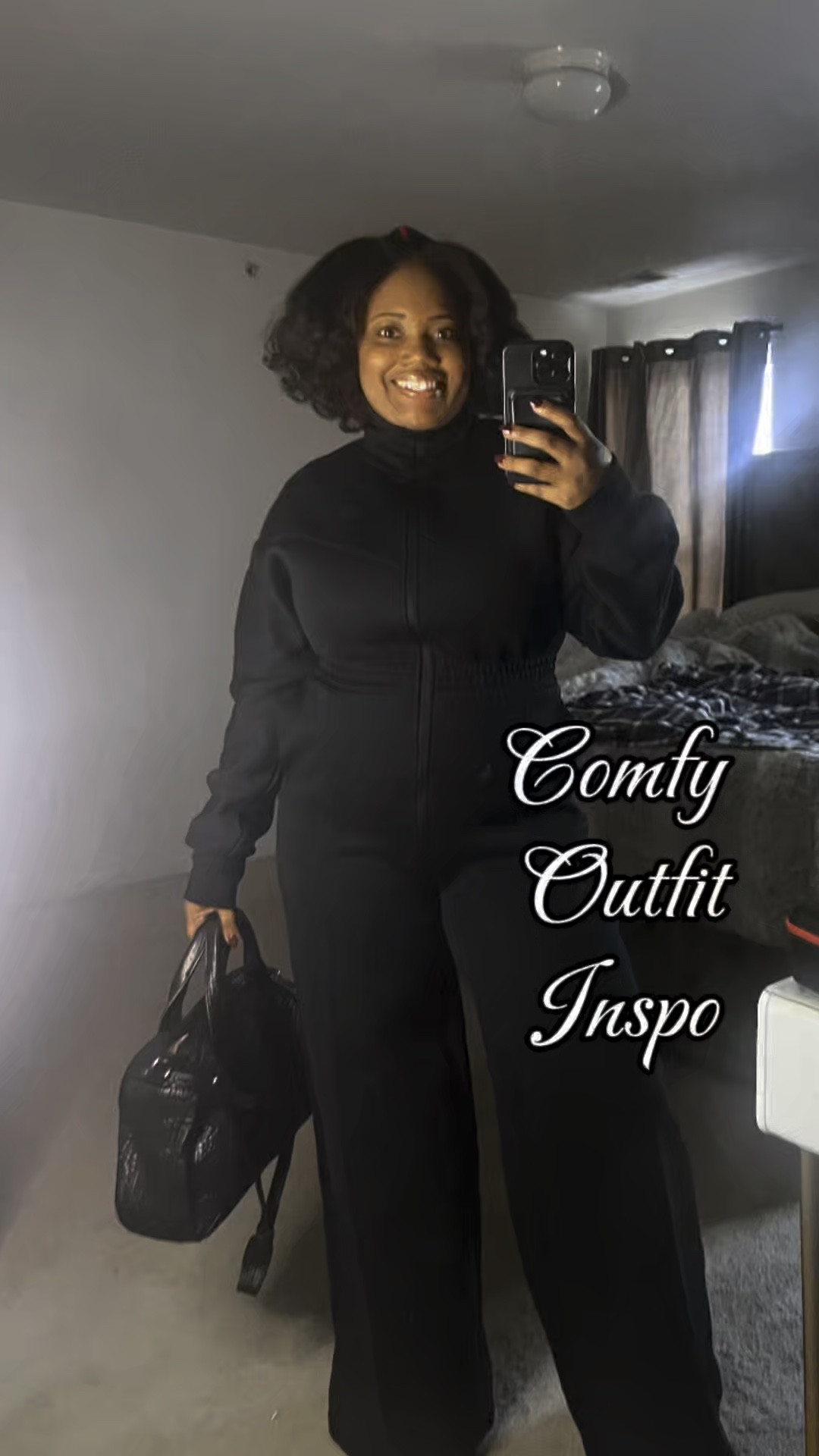 Comfy, cute, and oh-so-versatile! 🖤✨ This black wide-leg Nike jumpsuit is my go-to for travel, date night, or running errands—it’s literally the perfect winter fit. Paired with cozy sweater UGG boots for that extra warm touch. All items are linked on my LTK—shop via the link in bio! ❄️ #ComfyOOTD #WinterFashion #NikeStyle #UGGStyle #LTKFinds #CozyAndChic #SimpliLuxeStyle



#ComfyOOTD #WinterWardrobe #NikeOutfit #UGGOutfit #LTKWinterStyle #CozyAndChic #TravelOOTD #ErrandStyle #DateNightFashion #ChicOnABudget #AffordableLuxuryStyle #LuxeForLess #WinterStyle2024

#LTKSeasonal #LTKHoliday #LTKOver40