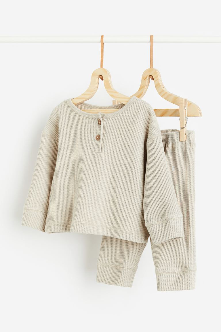 2-piece Waffled Set | H&M (US + CA)