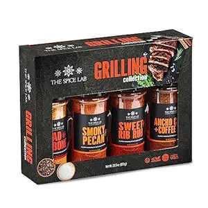 The Spice Lab BBQ Barbecue Spices and Seasonings Set - Ultimate Grilling Accessories Set - Gift K... | Amazon (US)