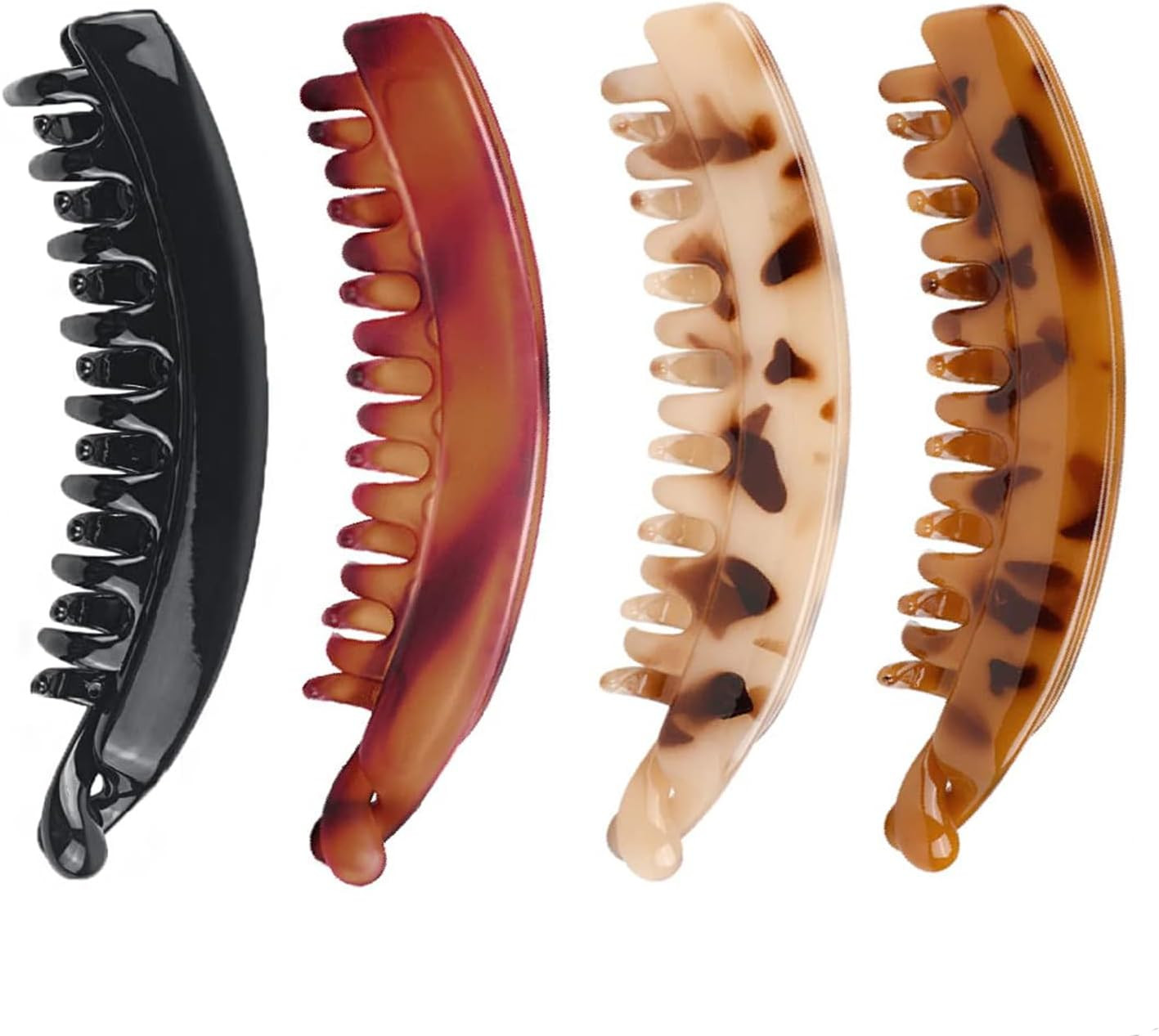 Youery 4 Pcs Pince à Cheveux Banane Clip, Pince Banane Cheveux Femme, Pinces à Cheveux Poisson ... | Amazon (FR)