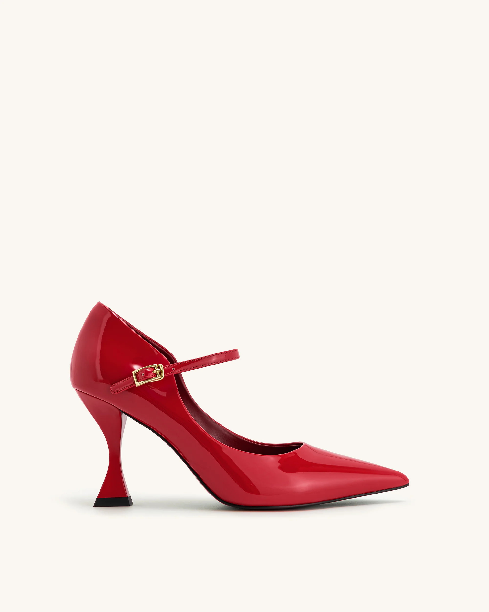 Thalina Patent Leather Pumps - Red | JW PEI US