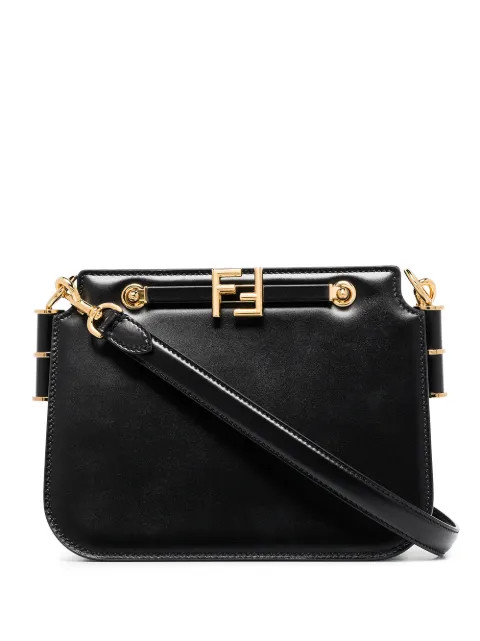 Touch leather shoulder bag | Farfetch Global