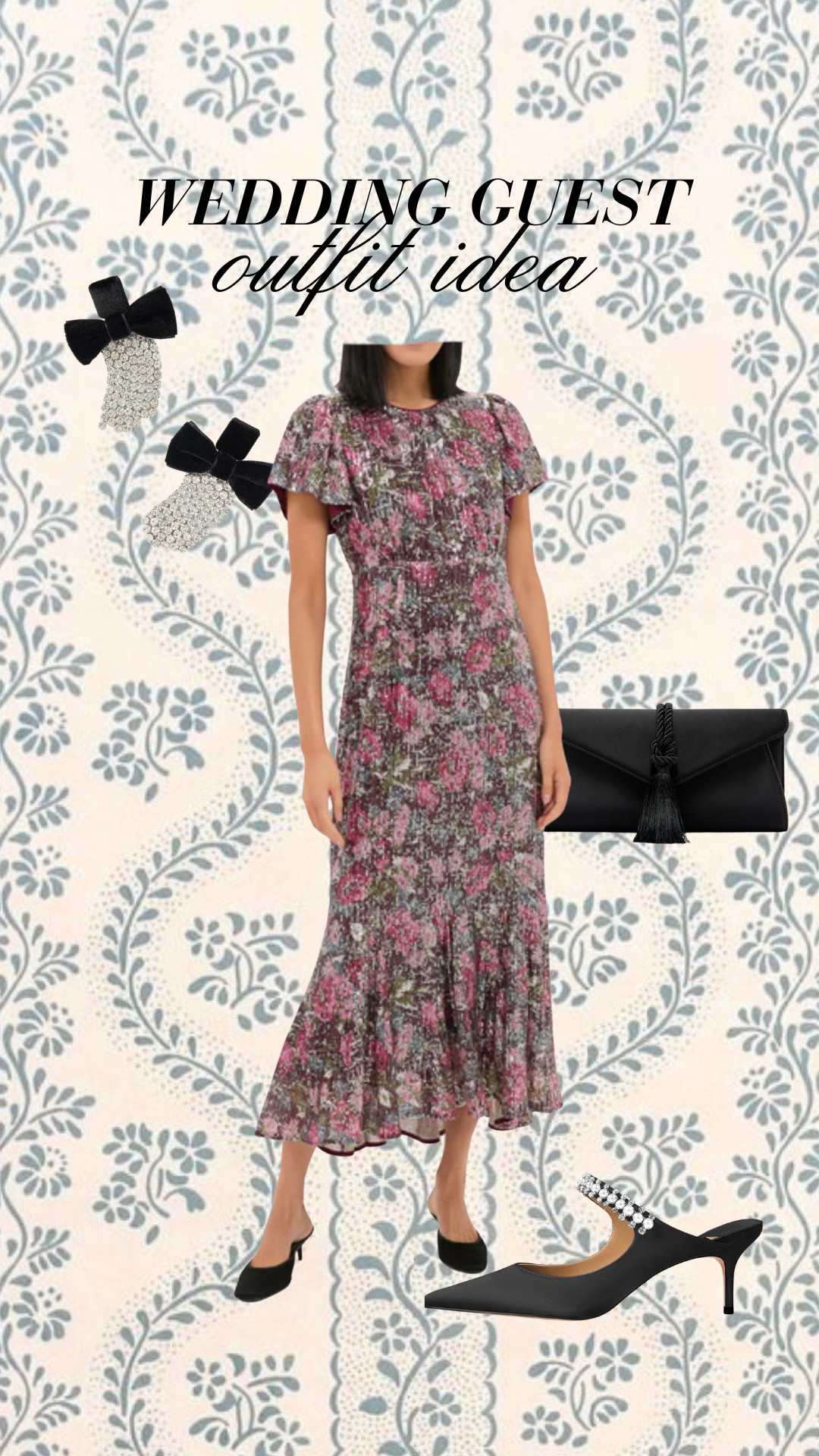 Winter wedding guest option with sleeves!

Dress with sleeves // sleeve // 