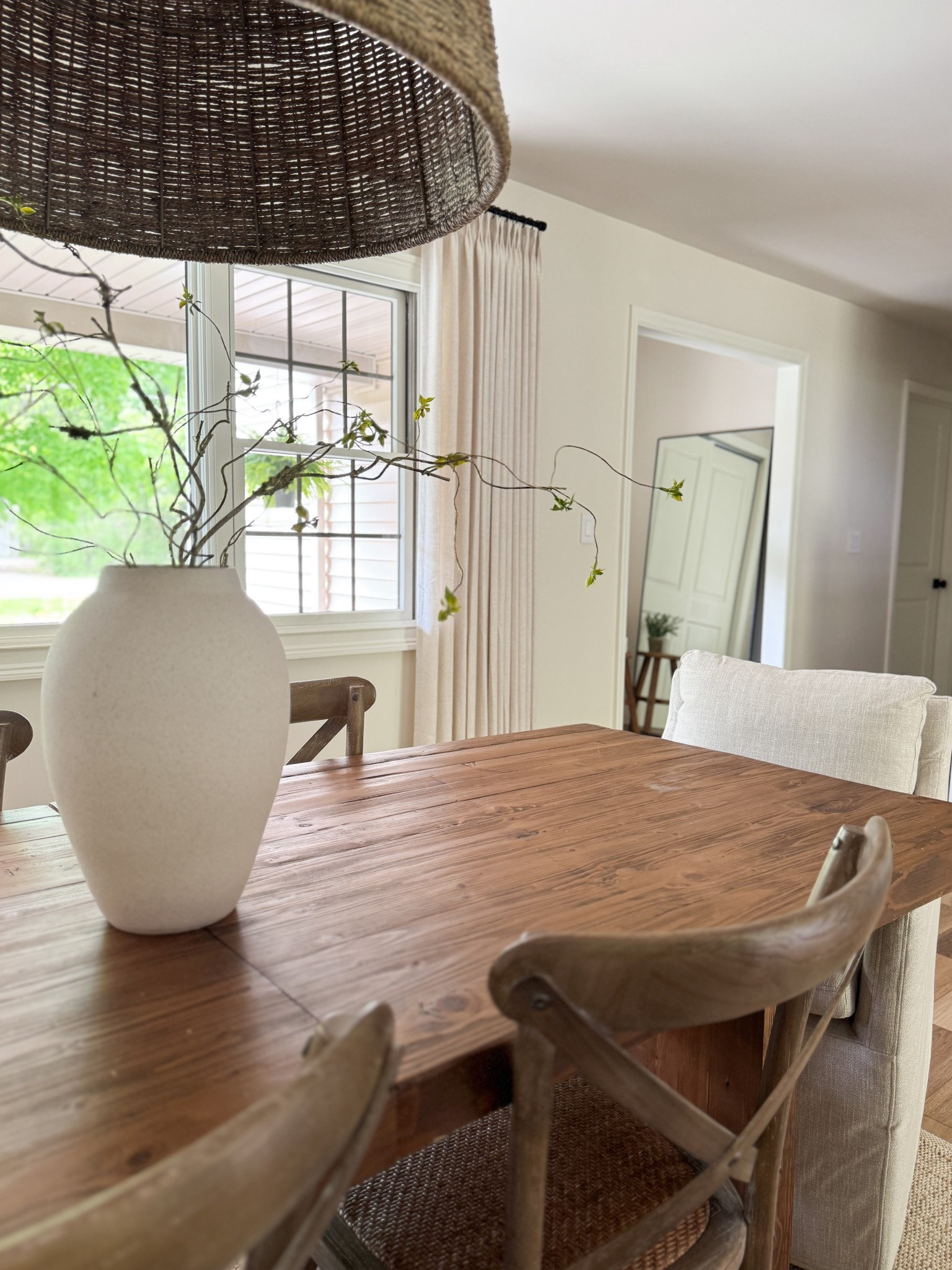 Upgraded our dining room curtains! 

#LTKHome