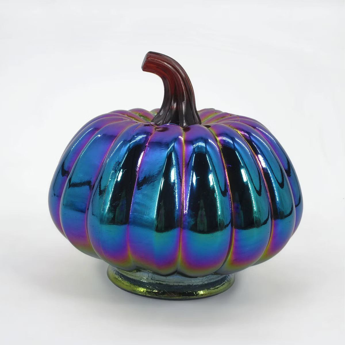 Dark Iridescent Short Halloween Pumpkin Figurines - Bullseye's Playground™ | Target