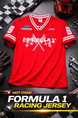 Formula 1 F1 Racing Jersey Women's Size M Red #75 Worldwide Tour Racing Division | eBay US