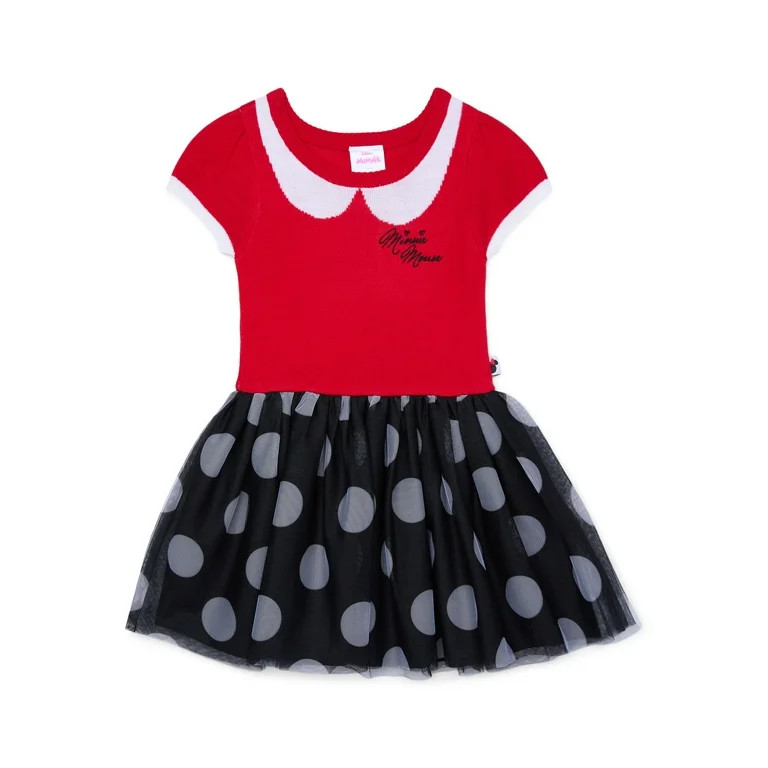 Minnie Mouse Toddler Girl Cosplay Dress, Sizes 12M-5T | Walmart (US)
