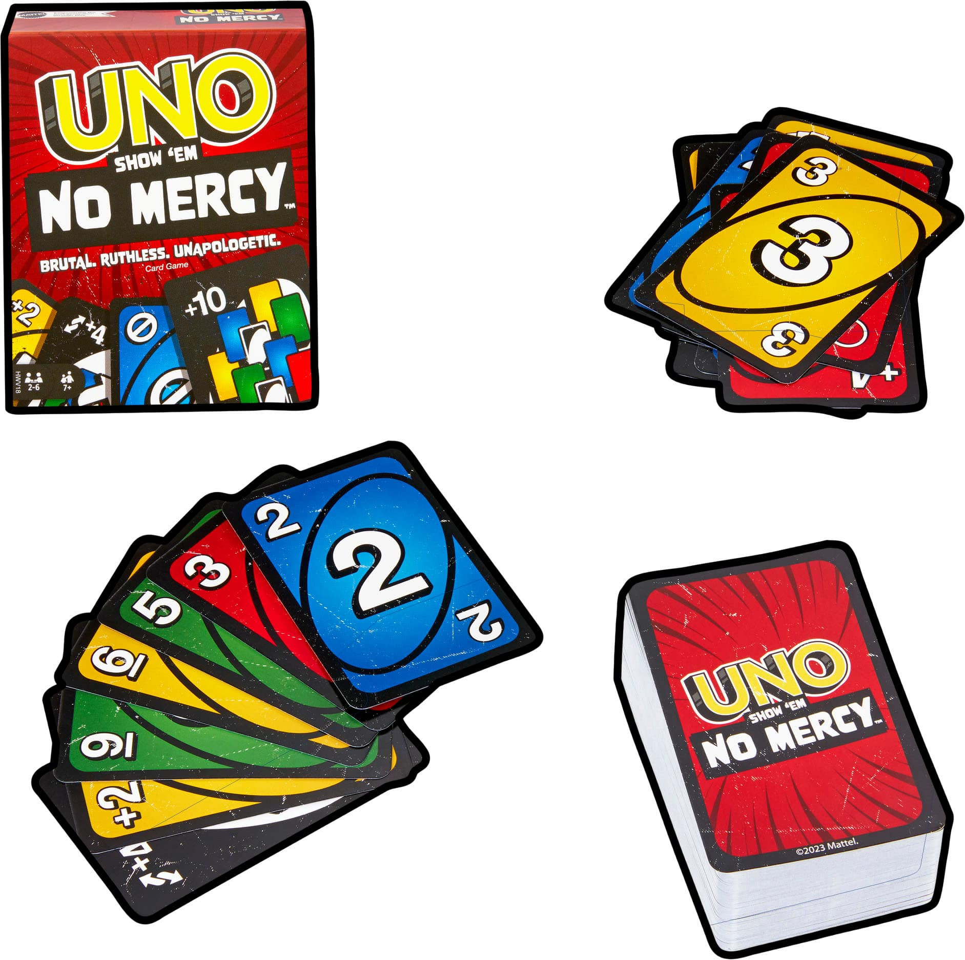 Mattel - UNO Show ‘em No Mercy Card Game | Best Buy U.S.