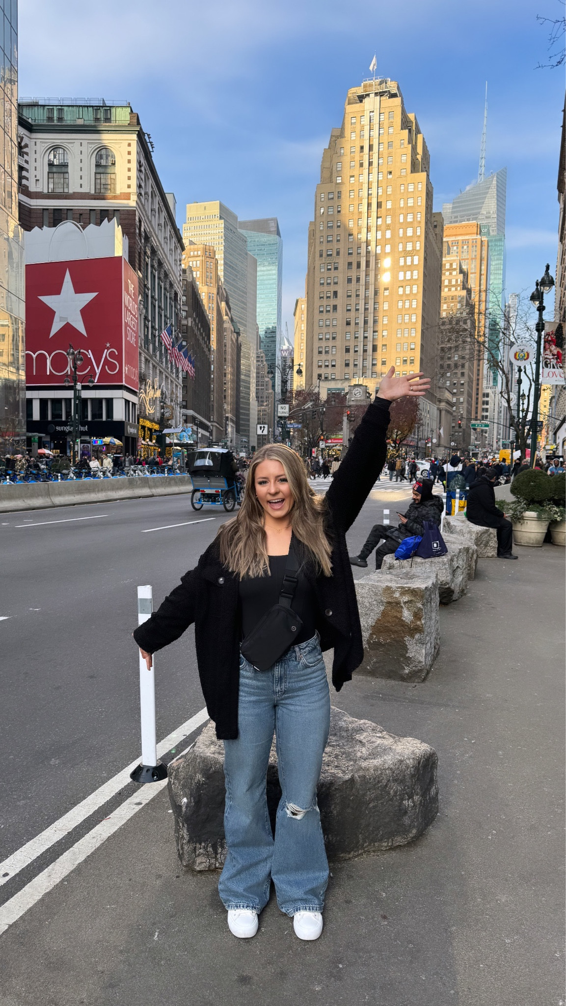 My first time visiting New York City!!!! 🍎 Found these super cute jeans at the new Garage store in Haywood Mall! 

#LTKstyletip #LTKSeasonal #LTKfindsunder100
