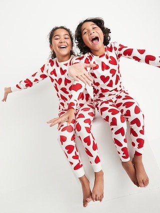 Matching Gender-Neutral Printed Snug-Fit Pajama Set for Kids | Old Navy (US)