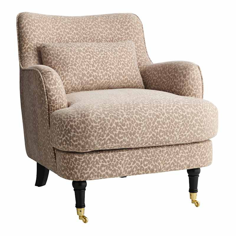Josephine Accent Chair, Taupe | At Home
