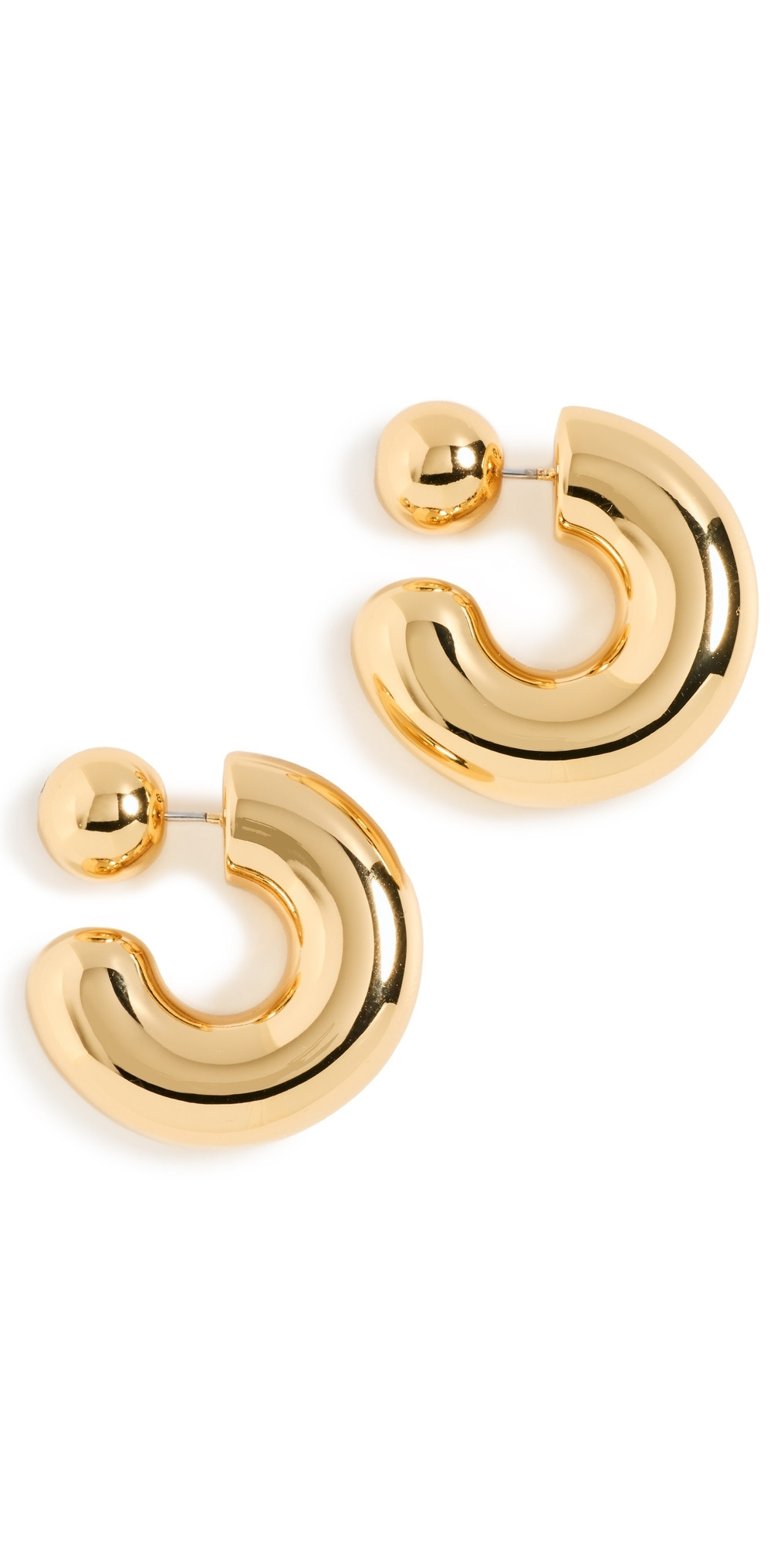 JENNY BIRD Tome Large Hoops High Polish Gold One Size | Shopbop