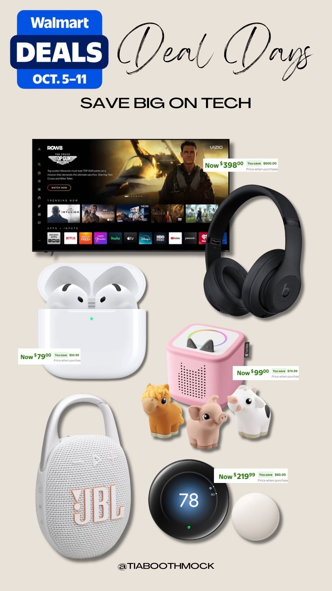 Tech deals you don’t want to miss out on at Walmart this week!

#LTKSaleAlert #LTKHome
