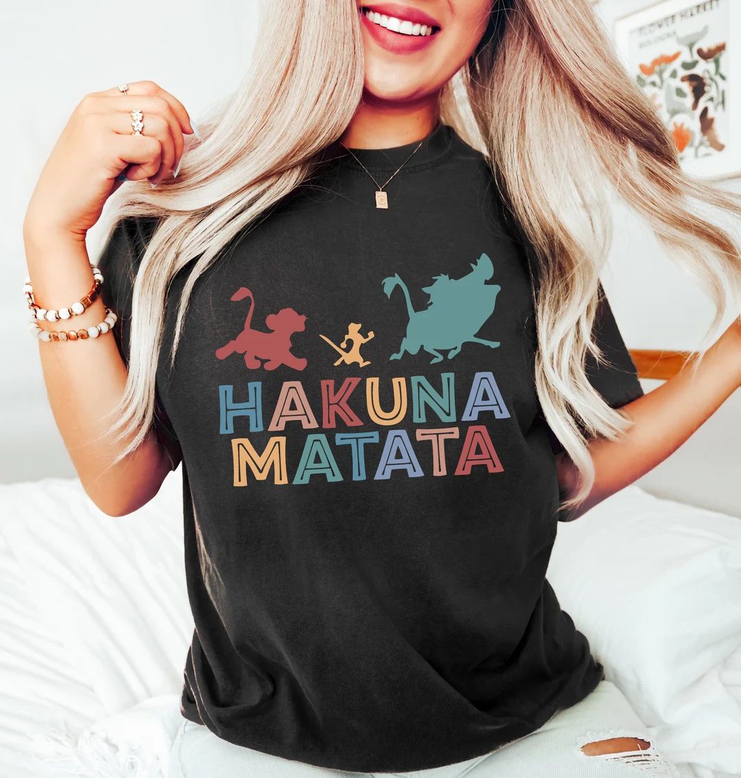 Animal Kingdom T-shirt, Hakuna Matata Shirt, Disney Shirts, Disney Shirts for Women, Animal Kingd... | Etsy (US)