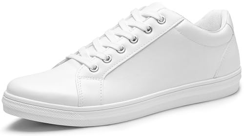 Jousen Mens Sneakers White Mens Casual Shoes Soft Breathable Fashion Sneakers for Mens(AMY5211 White 09.5) | Amazon (US)