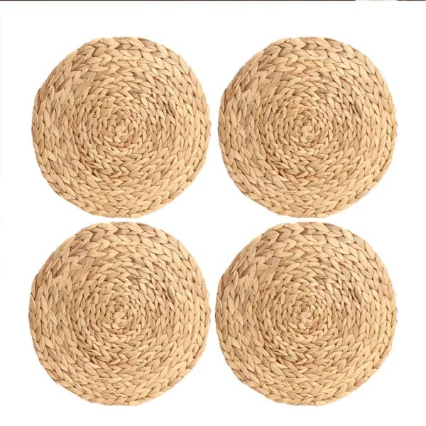 Castiglia Jute/Rattan Round Placemat (Set of 4) | Wayfair North America