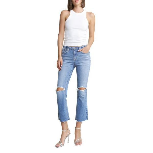 Women's Mica Denim Cropped Bootcut Jeans Midnight Wash 25 27 | Scheels Sports