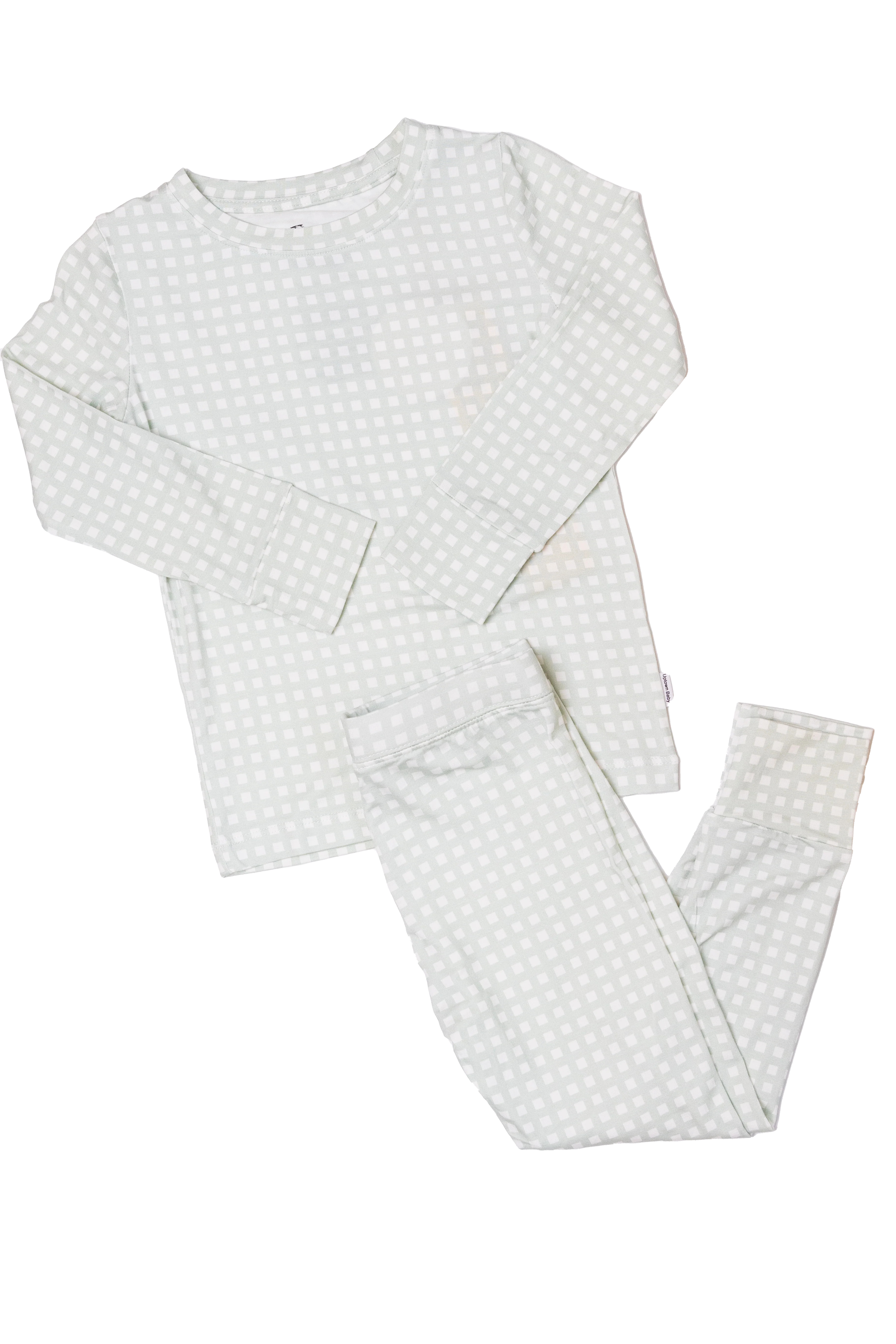 Pajama Set 2 Piece  - Gingham | The Uptown Baby