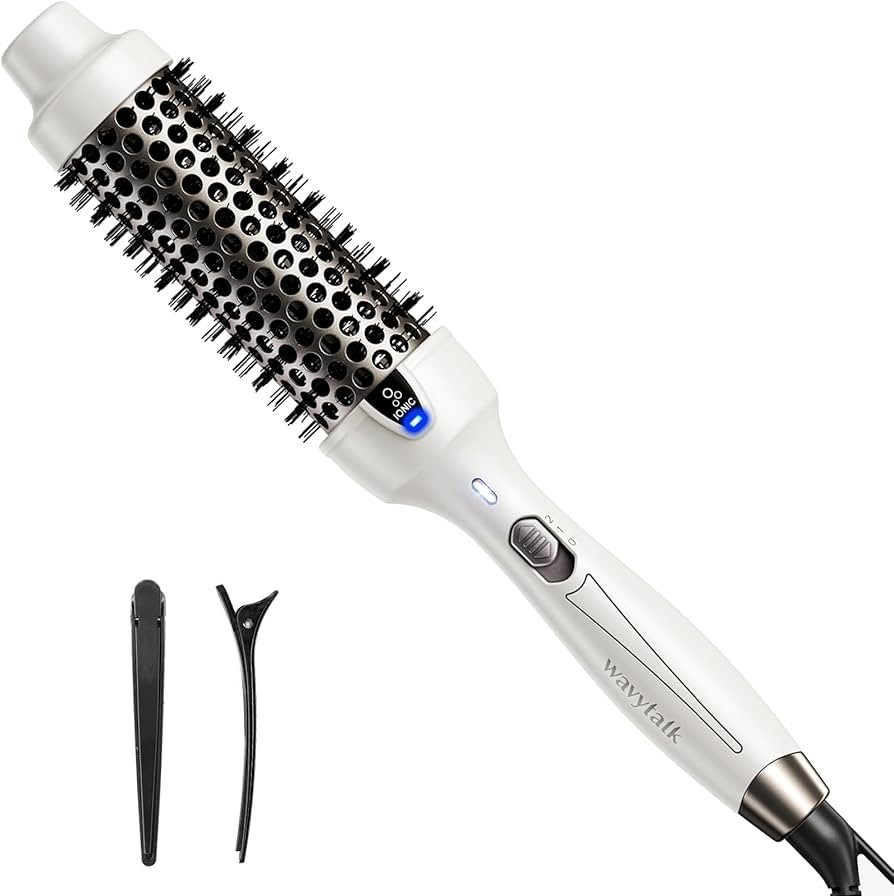 Wavytalk Thermal Brush, 1.5 Inch Ionic Thermal Round Brush Creates Blowout Look in 10 Minutes, He... | Amazon (US)