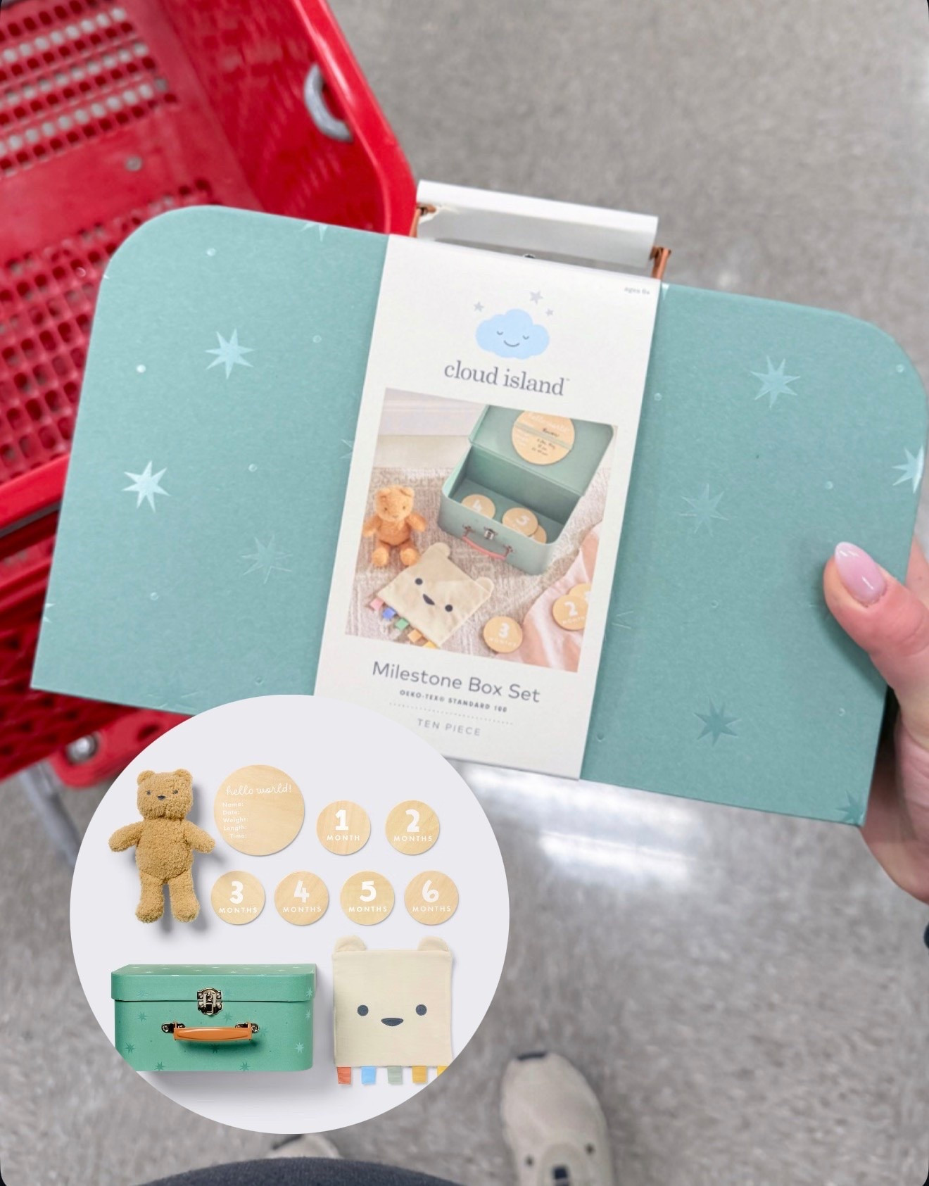 The sweetest little milestone box set! Such a cute way to capture those early months and keep everything together in one place! This would make a great gift! 

#Target #TargetFinds #CloudIsland #TargetBaby #BabyKeepsakes

#LTKmomlife #LTKBaby