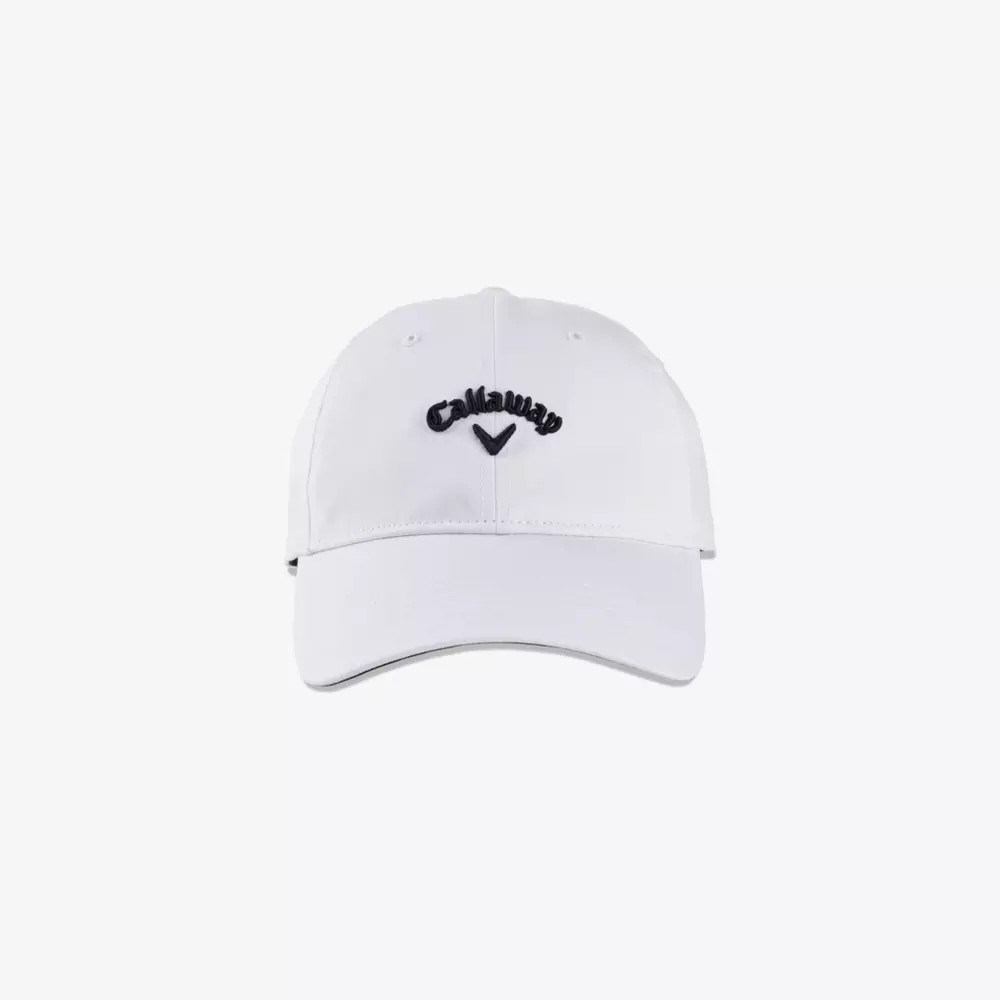Callaway Heritage Twill, White/Black Golf Headwear | PGA TOUR Superstore