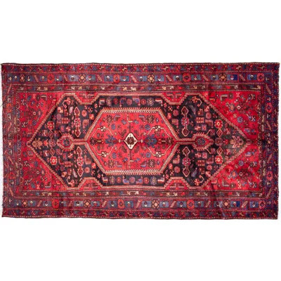 Bernadett One-of-a-Kind 5'3" x 9'10" 1970s Area Rug in Red/Blue | Wayfair North America