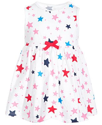 Baby Girls Stars Cotton Tunic, Created for Macy's | Macys (US)