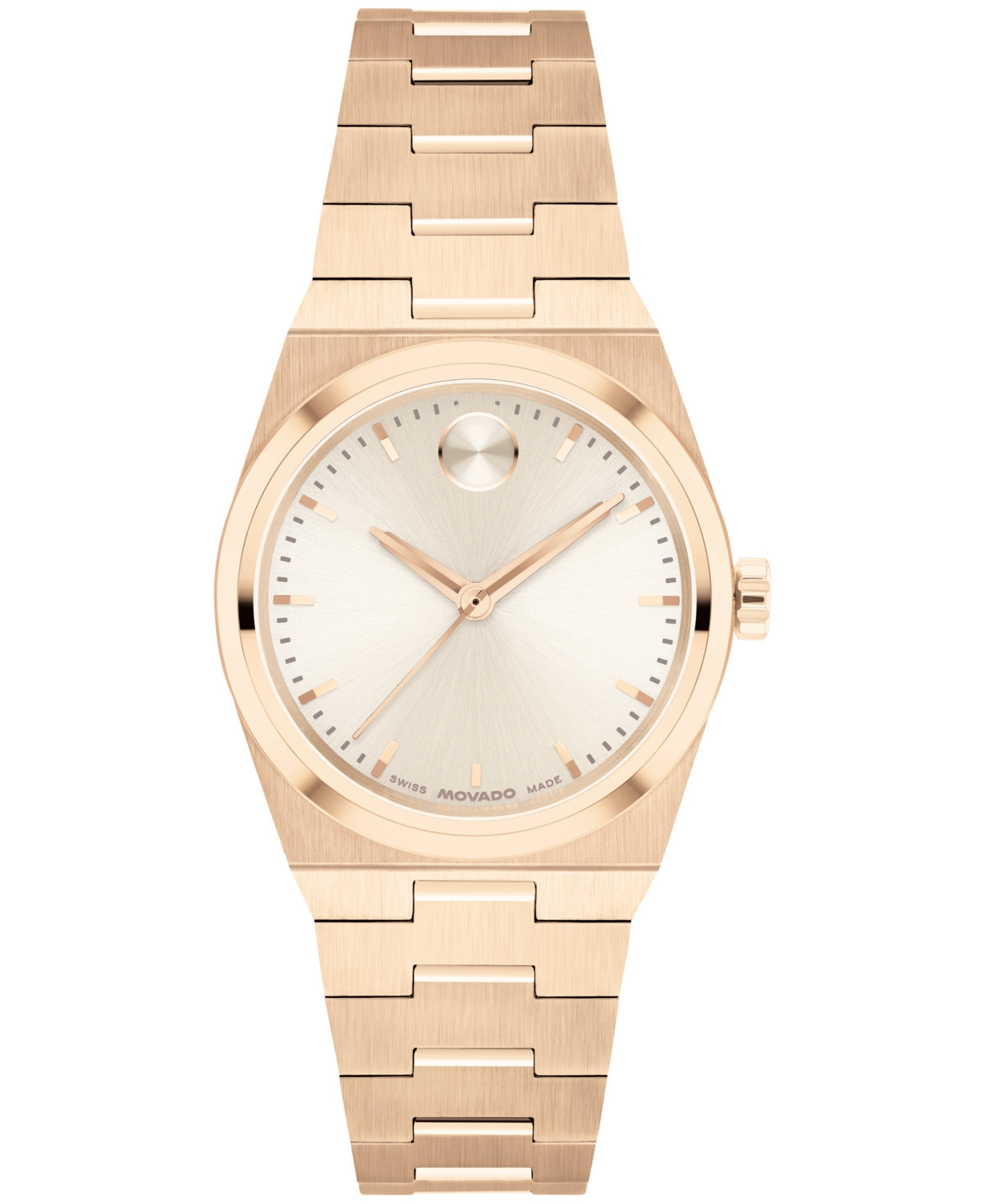 Movado Women's Bold Quest Swiss Quartz Ionic Plated Light Rose Gold Steel Watch, 28mm - Rose-Gold | Macy's
