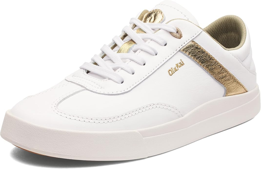OLUKAI Ha'upu Women's Everyday Sneaker, Classic Lace-Up Design, Comfort Fit | Amazon (US)