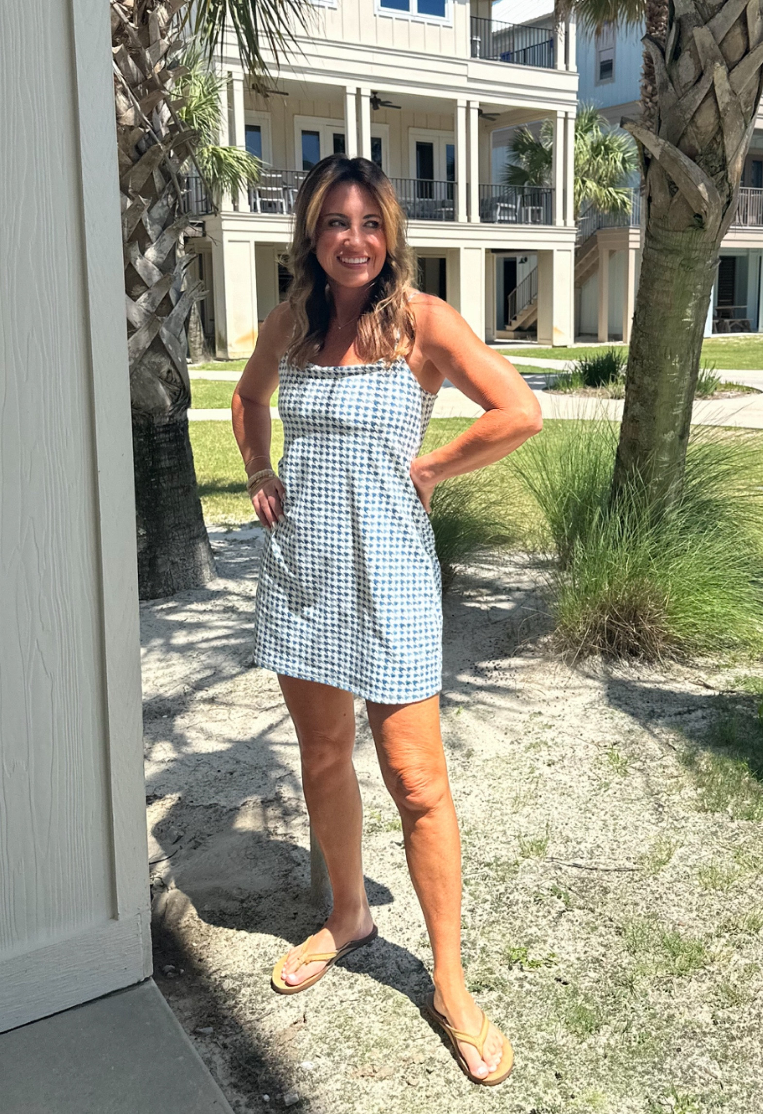 Athletic Dresses are my favorite! 
Wearing a size medium
Dress has built in shorts with pockets. 

#LTKU #LTKActive #LTKFitness