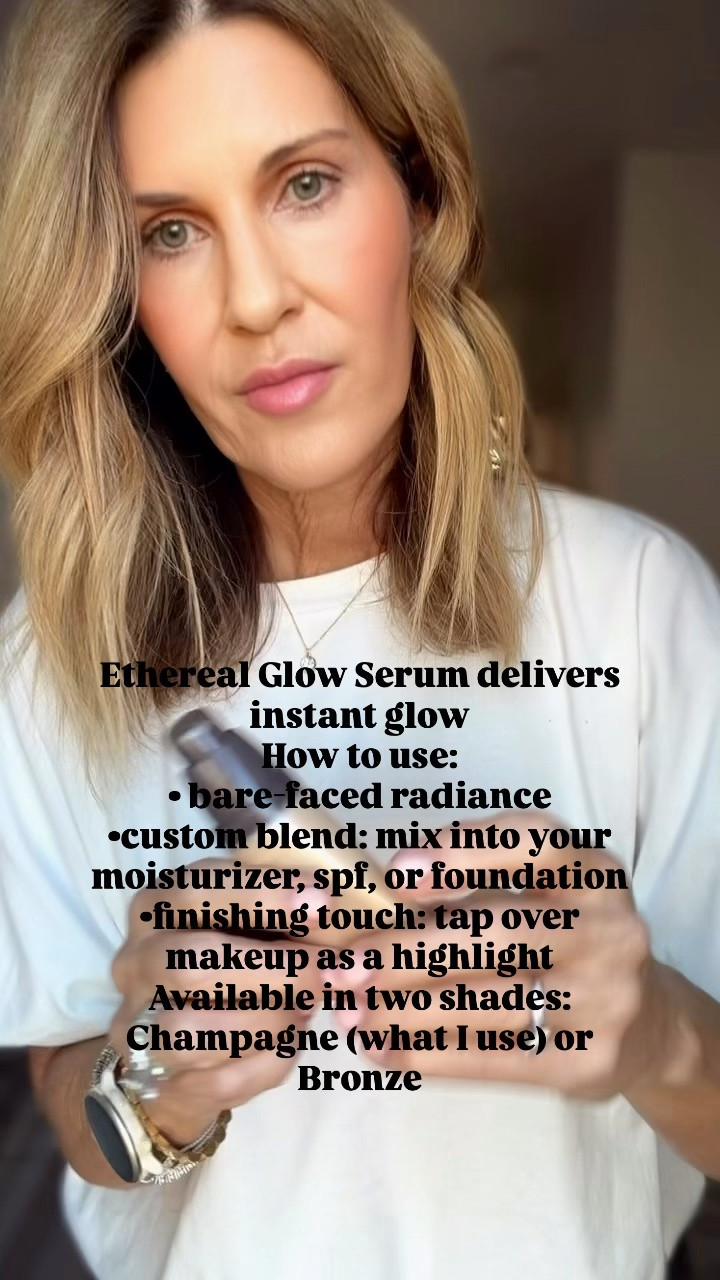 Ethereal Glow Serum delivers instant glow! I use the color champagne

#LTKOver40 #LTKSaleAlert #LTKBeauty