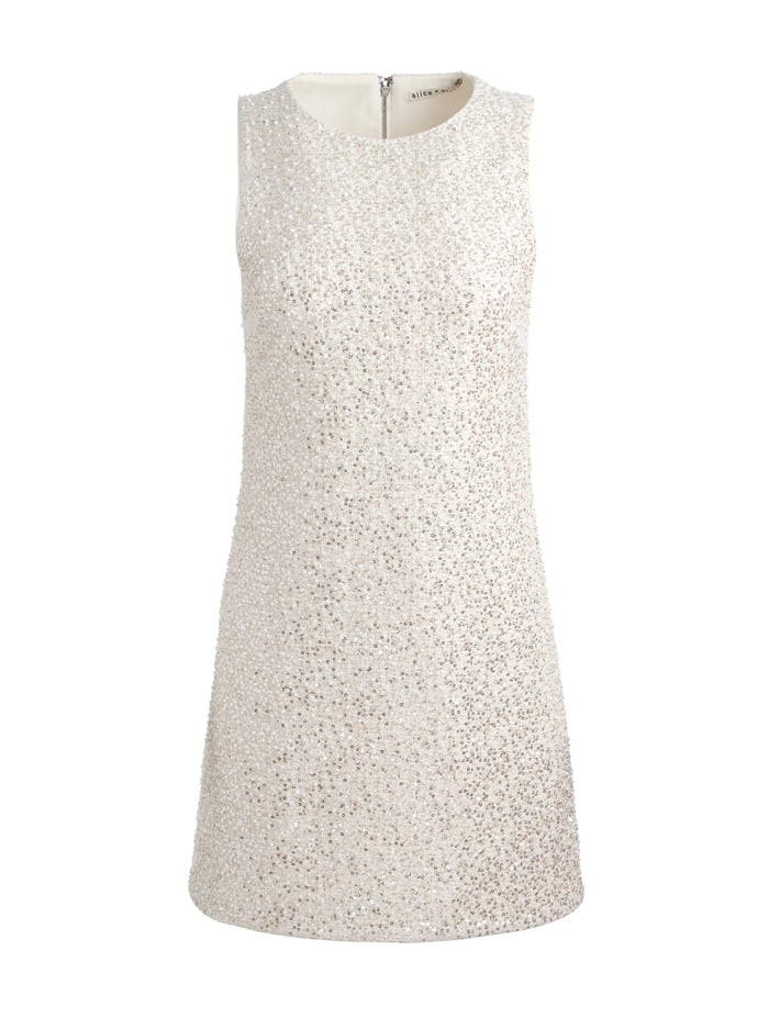 CADE EMBELLISHED TWEED MINI DRESS | Alice + Olivia