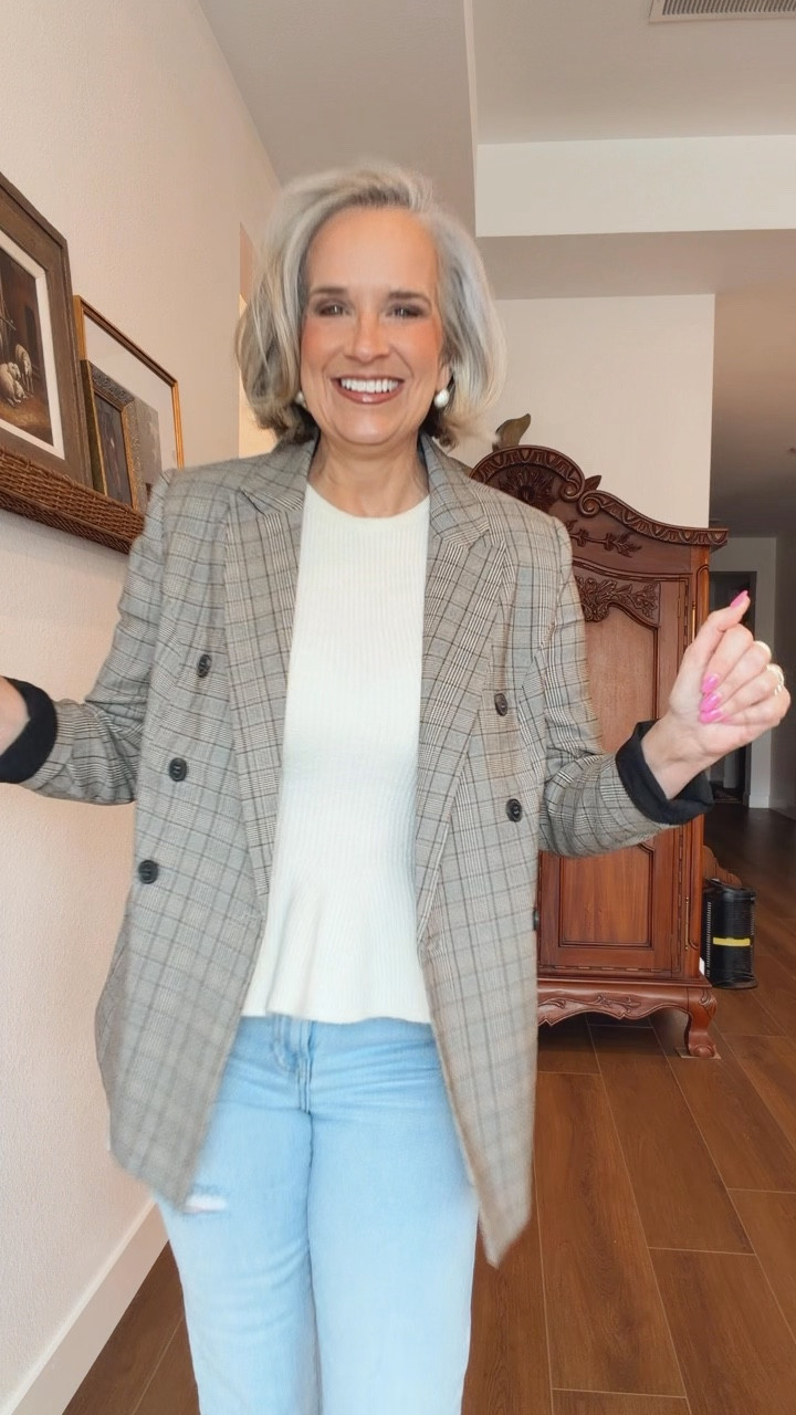Midlife OOTD
The exact sweater and blazer aren’t available so I linked options!

Vici, H&M, Target, peplum, over 50, Melinda Maria jewelry, Amazon ring

#LTKOver40 #LTKootd #LTKgrwm