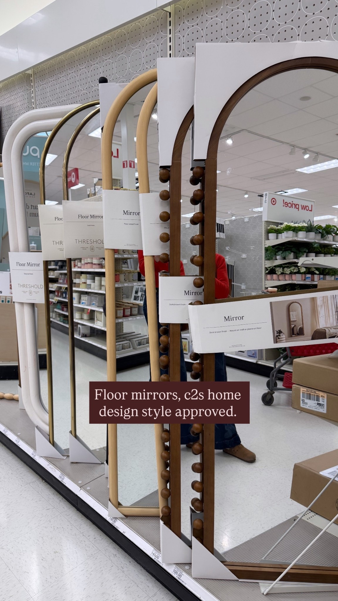 Floor, elongated, floor mirrors - c2s would spec for a client.