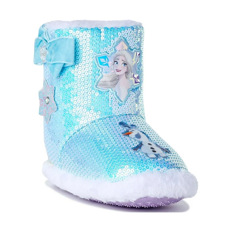 Frozen Toddler Girls Slipper Bootie, Sizes 5/6-11/12 | Walmart (US)