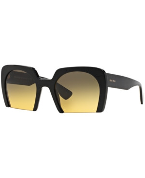 Miu Miu Sunglasses, Miu Miu Mu 06QS 53 | Macys (US)